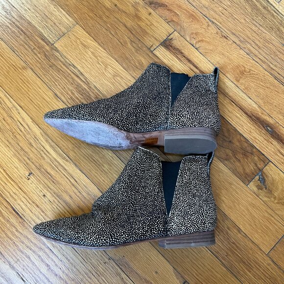 Madewell Nadine Chelsea Boot - Size 8 - Spotted Calf Hair - Picture 4 of 6
